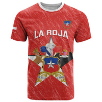 Custom Chile Football T Shirt Vamos La Roja