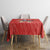 Custom Chile Football Tablecloth Vamos La Roja
