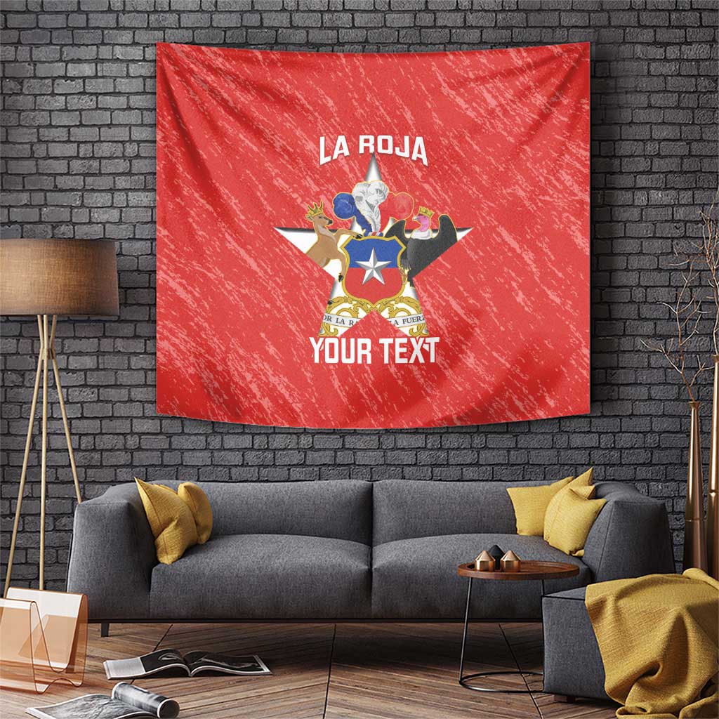 Custom Chile Football Tapestry Vamos La Roja