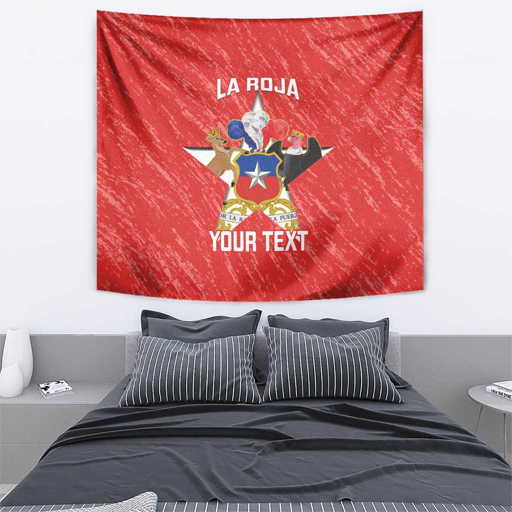 Custom Chile Football Tapestry Vamos La Roja