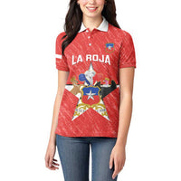 Custom Chile Football Women Polo Shirt Vamos La Roja