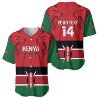 Custom Kenya Football Baseball Jersey Come On Harambee Stars