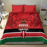 Custom Kenya Football Bedding Set Come On Harambee Stars