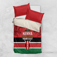 Custom Kenya Football Bedding Set Come On Harambee Stars