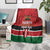 Custom Kenya Football Blanket Come On Harambee Stars