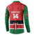 Custom Kenya Football Button Sweatshirt Come On Harambee Stars