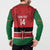 Custom Kenya Football Button Sweatshirt Come On Harambee Stars