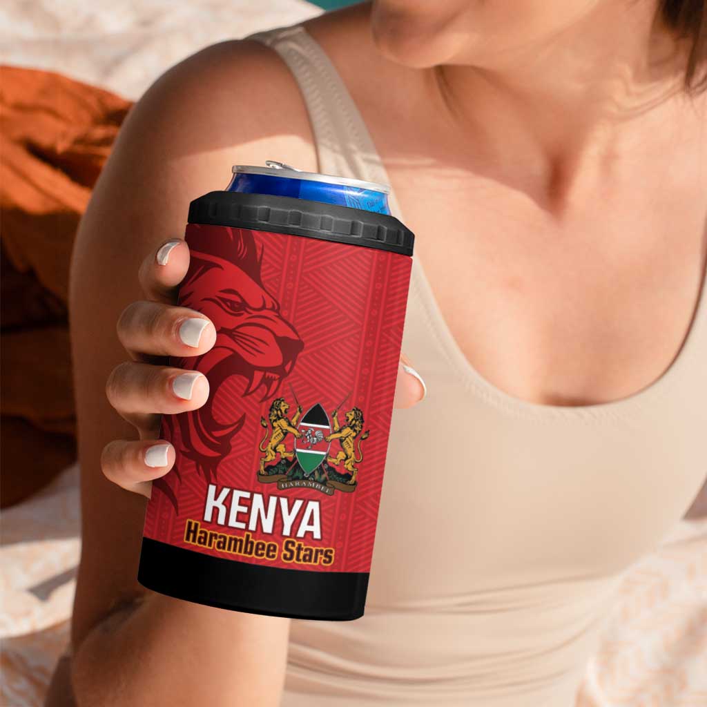 Custom Kenya Football 4 in 1 Can Cooler Tumbler Come On Harambee Stars