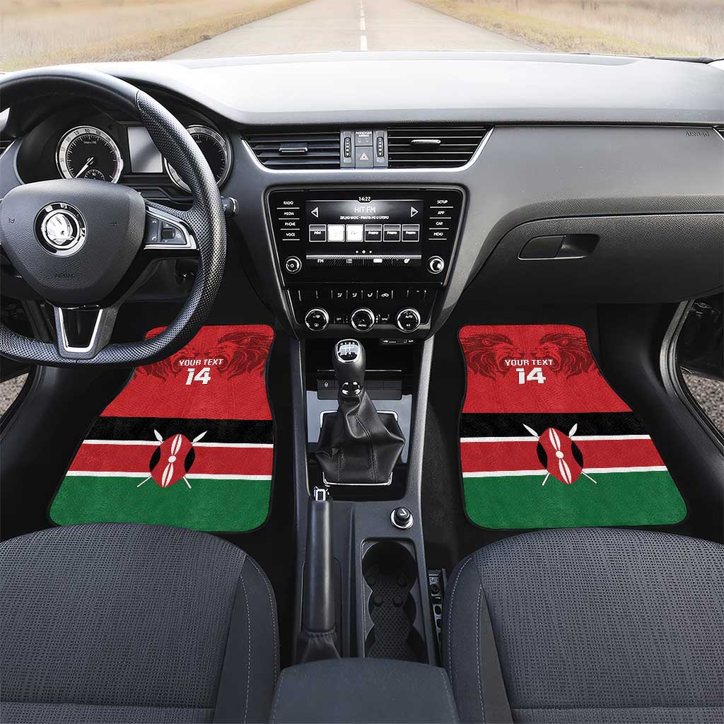 Custom Kenya Football Car Mats Come On Harambee Stars