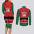 Custom Kenya Football Couples Matching Long Sleeve Bodycon Dress and Long Sleeve Button Shirt Come On Harambee Stars