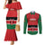 Custom Kenya Football Couples Matching Mermaid Dress and Long Sleeve Button Shirt Come On Harambee Stars