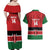 Custom Kenya Football Couples Matching Off Shoulder Maxi Dress and Hawaiian Shirt Come On Harambee Stars