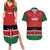 Custom Kenya Football Couples Matching Summer Maxi Dress and Hawaiian Shirt Come On Harambee Stars