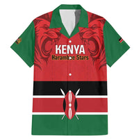 Custom Kenya Football Family Matching Mermaid Dress and Hawaiian Shirt Come On Harambee Stars