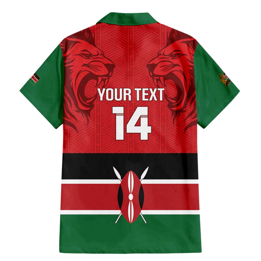 Custom Kenya Football Family Matching Mermaid Dress and Hawaiian Shirt Come On Harambee Stars