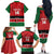 Custom Kenya Football Family Matching Off The Shoulder Long Sleeve Dress and Hawaiian Shirt Come On Harambee Stars