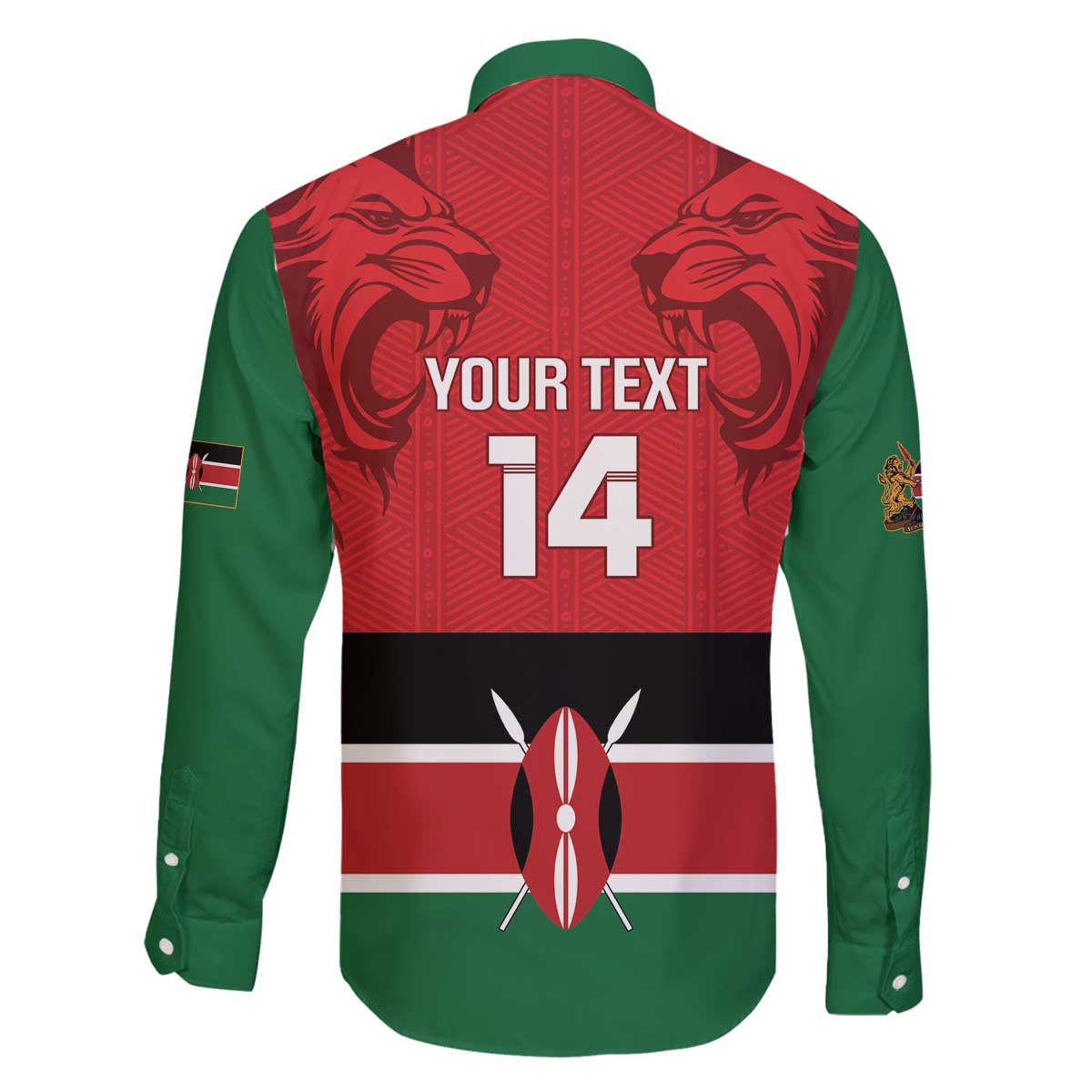 Custom Kenya Football Family Matching Off The Shoulder Long Sleeve Dress and Hawaiian Shirt Come On Harambee Stars