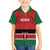 Custom Kenya Football Family Matching Off The Shoulder Long Sleeve Dress and Hawaiian Shirt Come On Harambee Stars