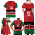 Custom Kenya Football Family Matching Off Shoulder Maxi Dress and Hawaiian Shirt Come On Harambee Stars