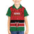 Custom Kenya Football Family Matching Short Sleeve Bodycon Dress and Hawaiian Shirt Come On Harambee Stars