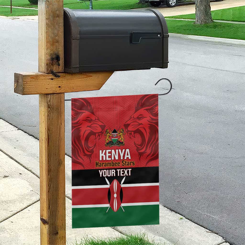 Custom Kenya Football Garden Flag Come On Harambee Stars