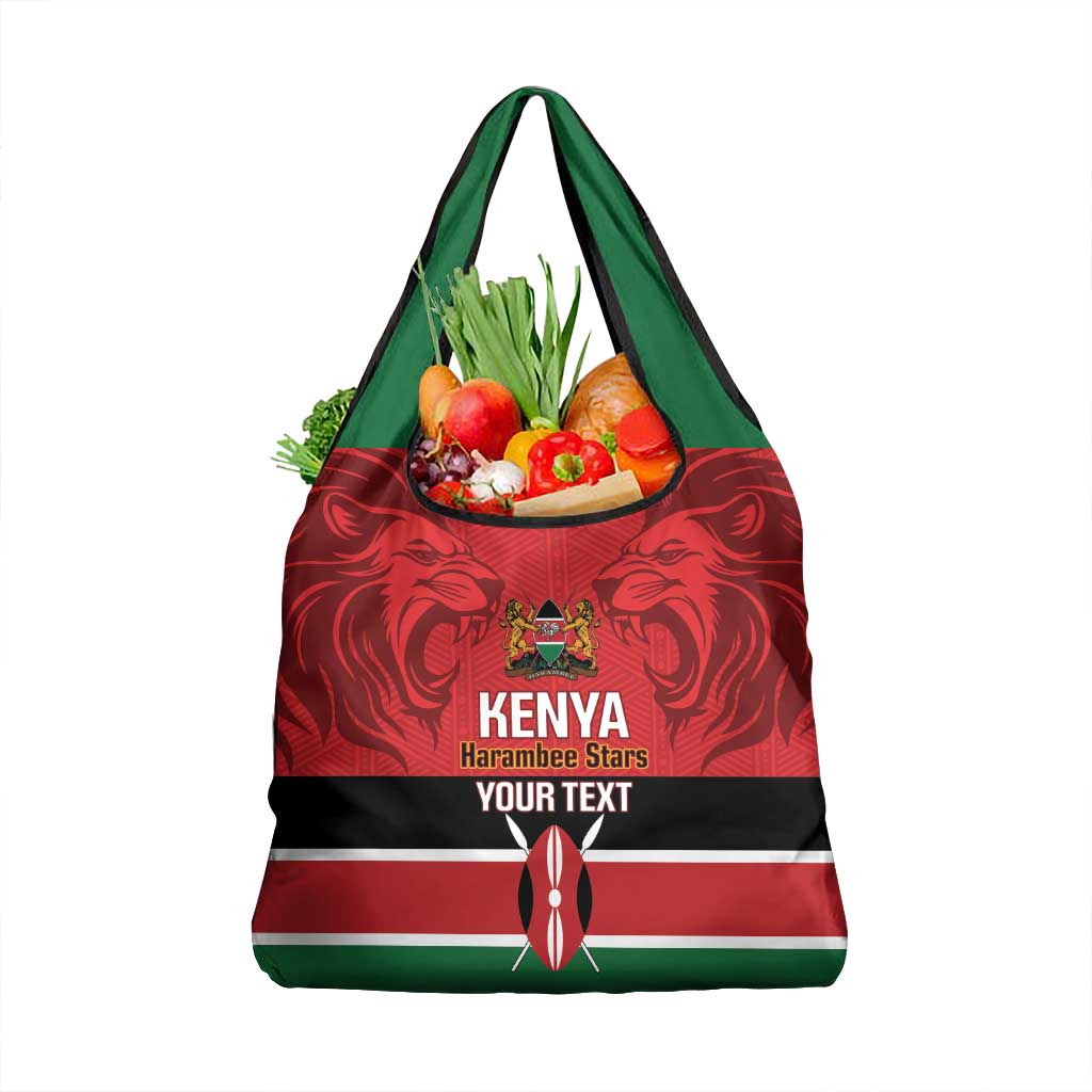 Custom Kenya Football Grocery Bag Come On Harambee Stars