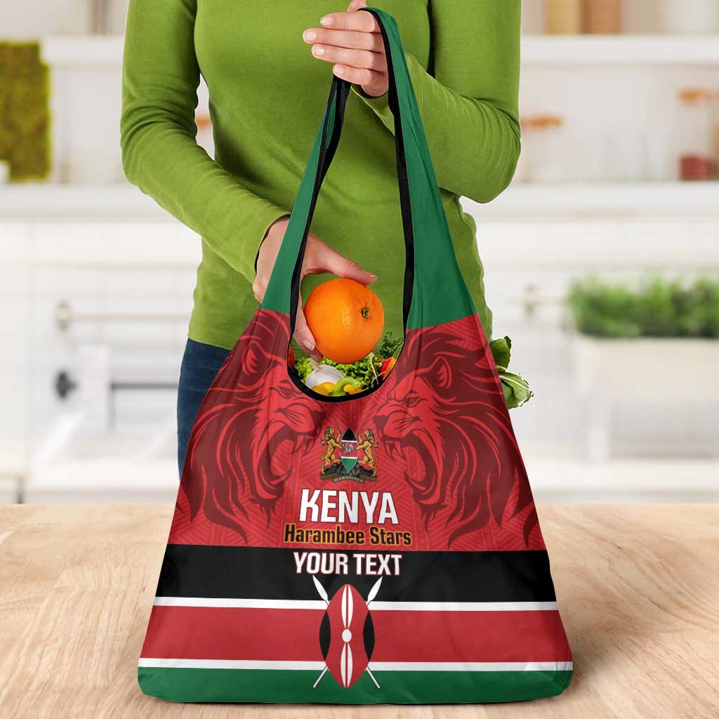 Custom Kenya Football Grocery Bag Come On Harambee Stars