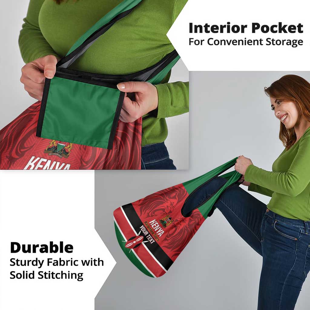 Custom Kenya Football Grocery Bag Come On Harambee Stars