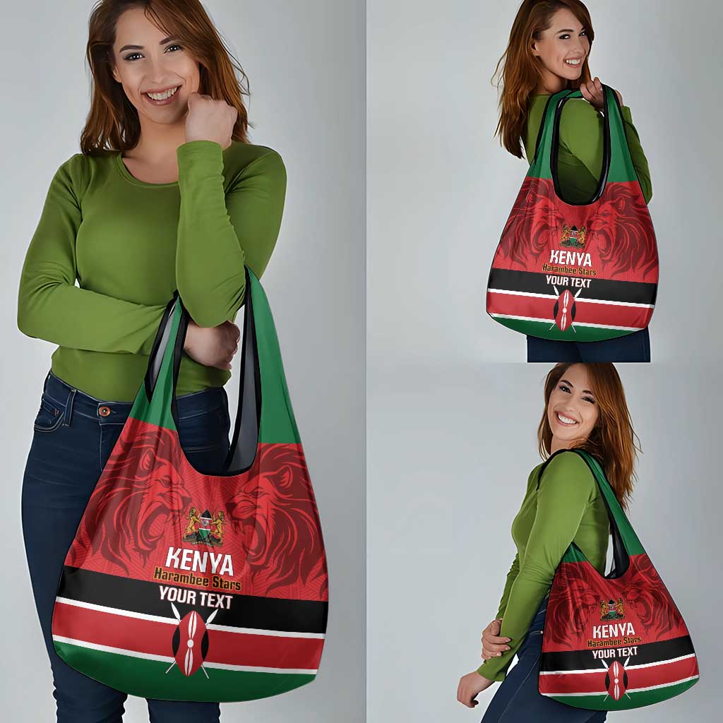 Custom Kenya Football Grocery Bag Come On Harambee Stars