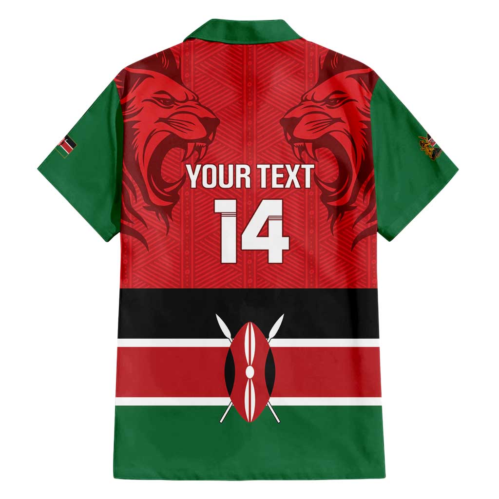 Custom Kenya Football Hawaiian Shirt Come On Harambee Stars