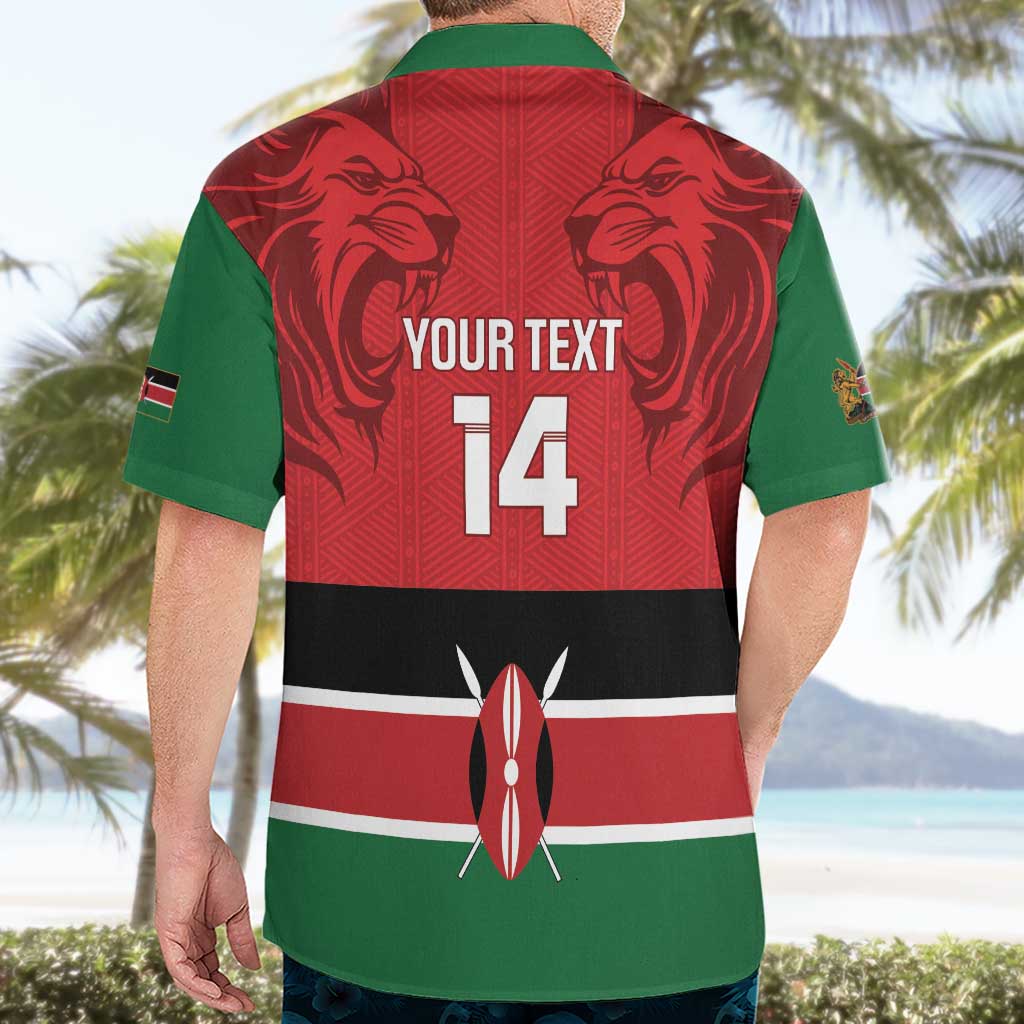 Custom Kenya Football Hawaiian Shirt Come On Harambee Stars