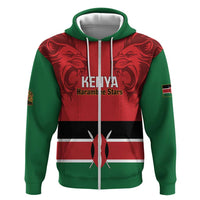 Custom Kenya Football Hoodie Come On Harambee Stars