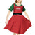 Custom Kenya Football Kid Short Sleeve Dress Come On Harambee Stars
