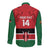 Custom Kenya Football Long Sleeve Button Shirt Come On Harambee Stars