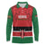 Custom Kenya Football Long Sleeve Polo Shirt Come On Harambee Stars