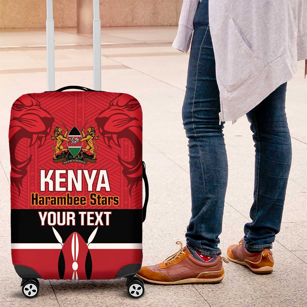 Custom Kenya Football Luggage Cover Come On Harambee Stars