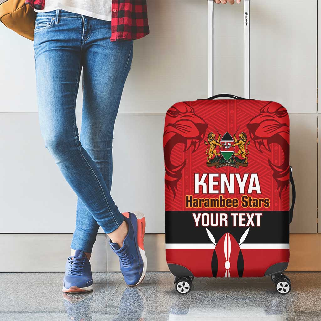 Custom Kenya Football Luggage Cover Come On Harambee Stars