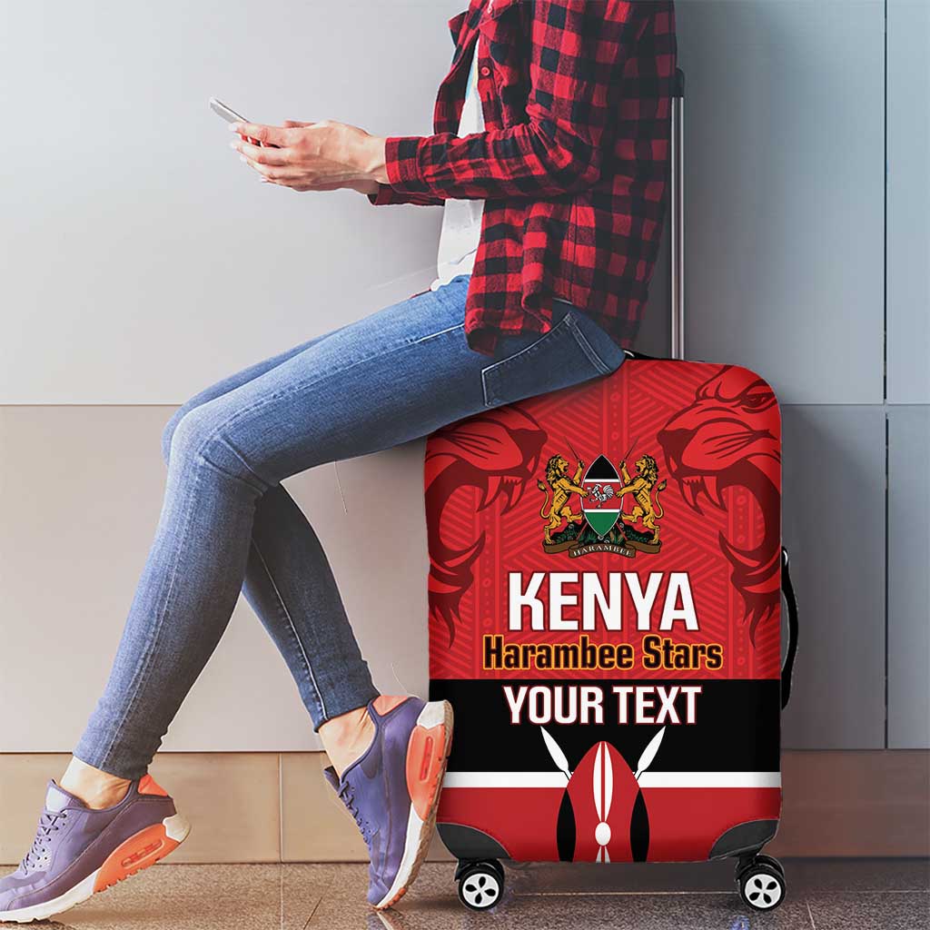 Custom Kenya Football Luggage Cover Come On Harambee Stars