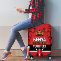 Custom Kenya Football Luggage Cover Come On Harambee Stars