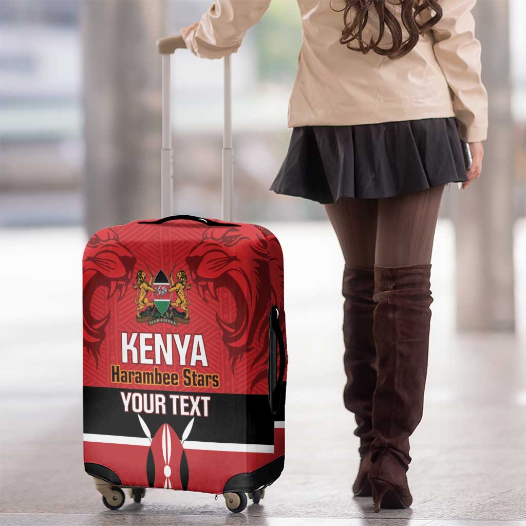 Custom Kenya Football Luggage Cover Come On Harambee Stars