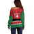 Custom Kenya Football Off Shoulder Sweater Come On Harambee Stars