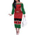 Custom Kenya Football Off The Shoulder Long Sleeve Dress Come On Harambee Stars