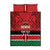 Custom Kenya Football Quilt Bed Set Come On Harambee Stars