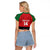 Custom Kenya Football Raglan Cropped T Shirt Come On Harambee Stars