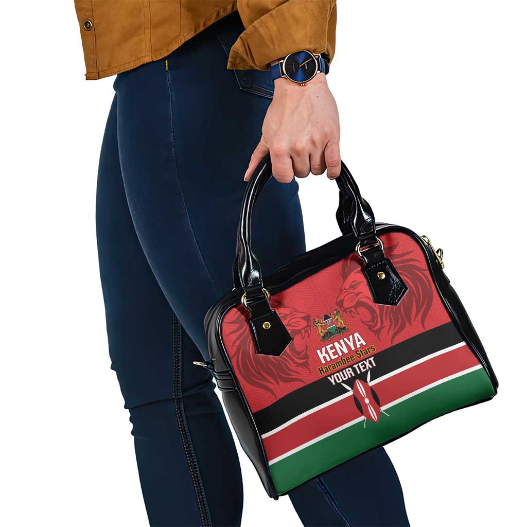 Custom Kenya Football Shoulder Handbag Come On Harambee Stars