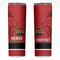 Custom Kenya Football Skinny Tumbler Come On Harambee Stars