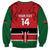 Custom Kenya Football Sweatshirt Come On Harambee Stars