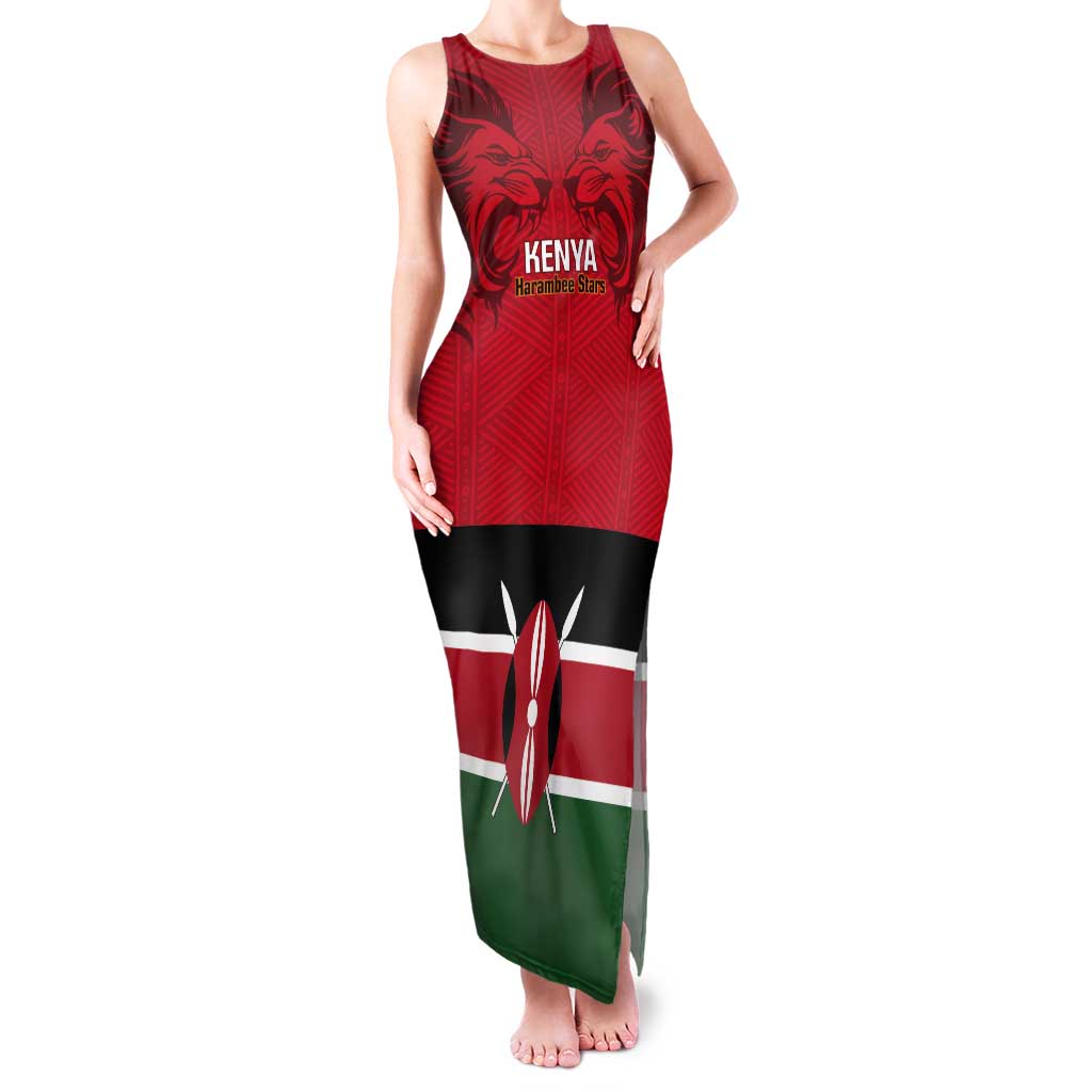 Custom Kenya Football Tank Maxi Dress Come On Harambee Stars