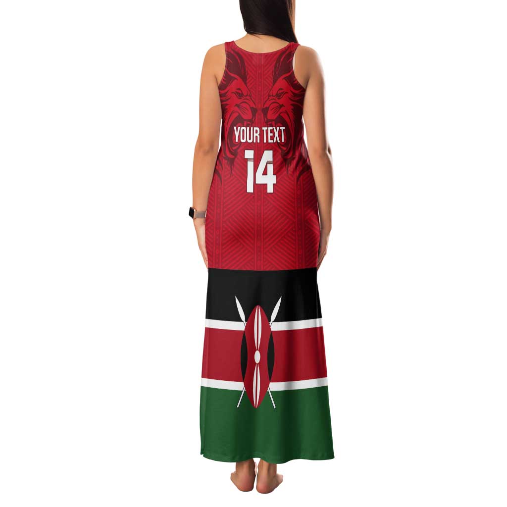 Custom Kenya Football Tank Maxi Dress Come On Harambee Stars
