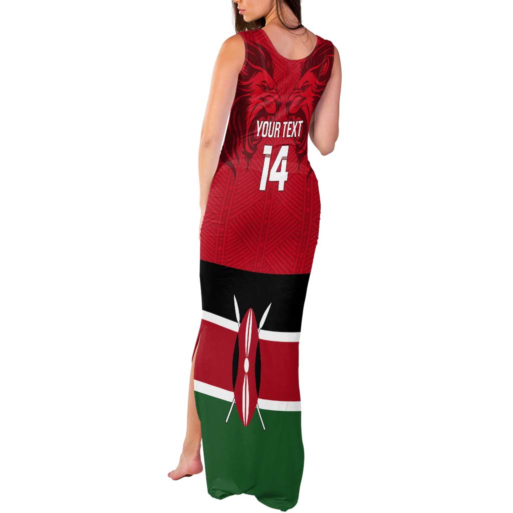 Custom Kenya Football Tank Maxi Dress Come On Harambee Stars